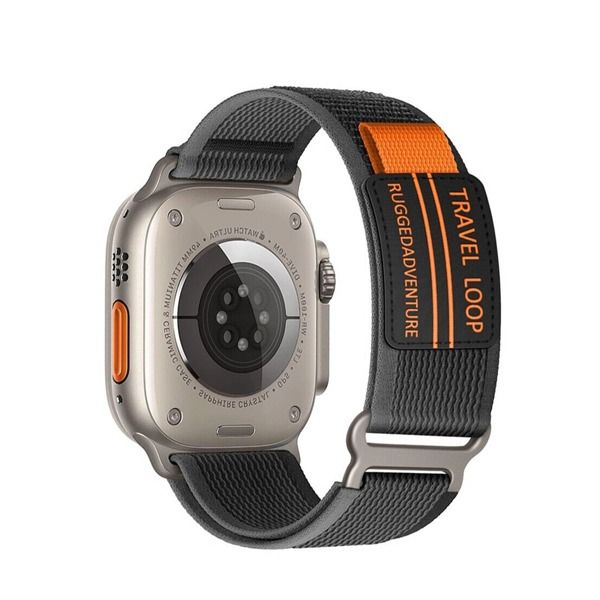 Asli Global Trail Loop Watch Band 45/49mm - Black Dark Gray