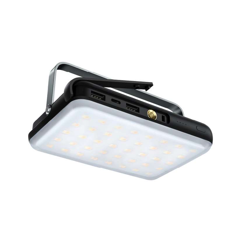 LZEL Luminova Surge20 Trimode Led Light 100-1200 Lumens with 20,000mAh Battery - Black