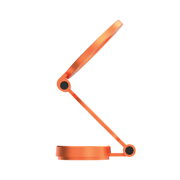 LZEL 360° Magnetic Suction Phone Holder Three-Axis Adjustable Angle - Robust Magnetic Grip - Orange