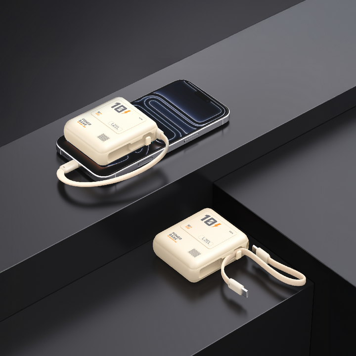 LZEL Zenoflex Surge10 10000Mah 20W Max Pd Power Bank Supports Type-C - Cream
