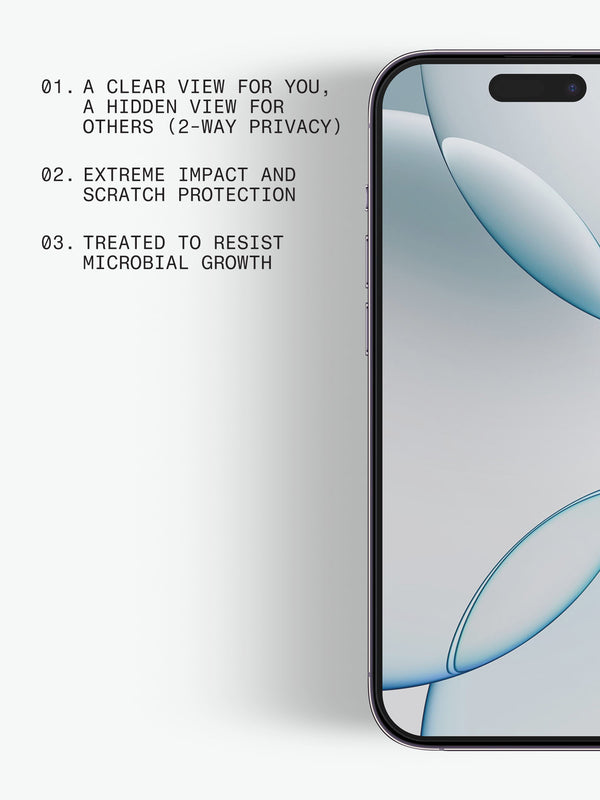 BodyGuardz Privacy Tempered Glass Screen Protector for iPhone 18 Pro