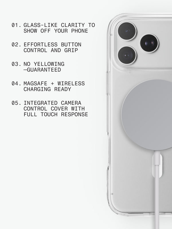 BodyGuardz Accent Clear MagSafe Case for iPhone 18 Pro