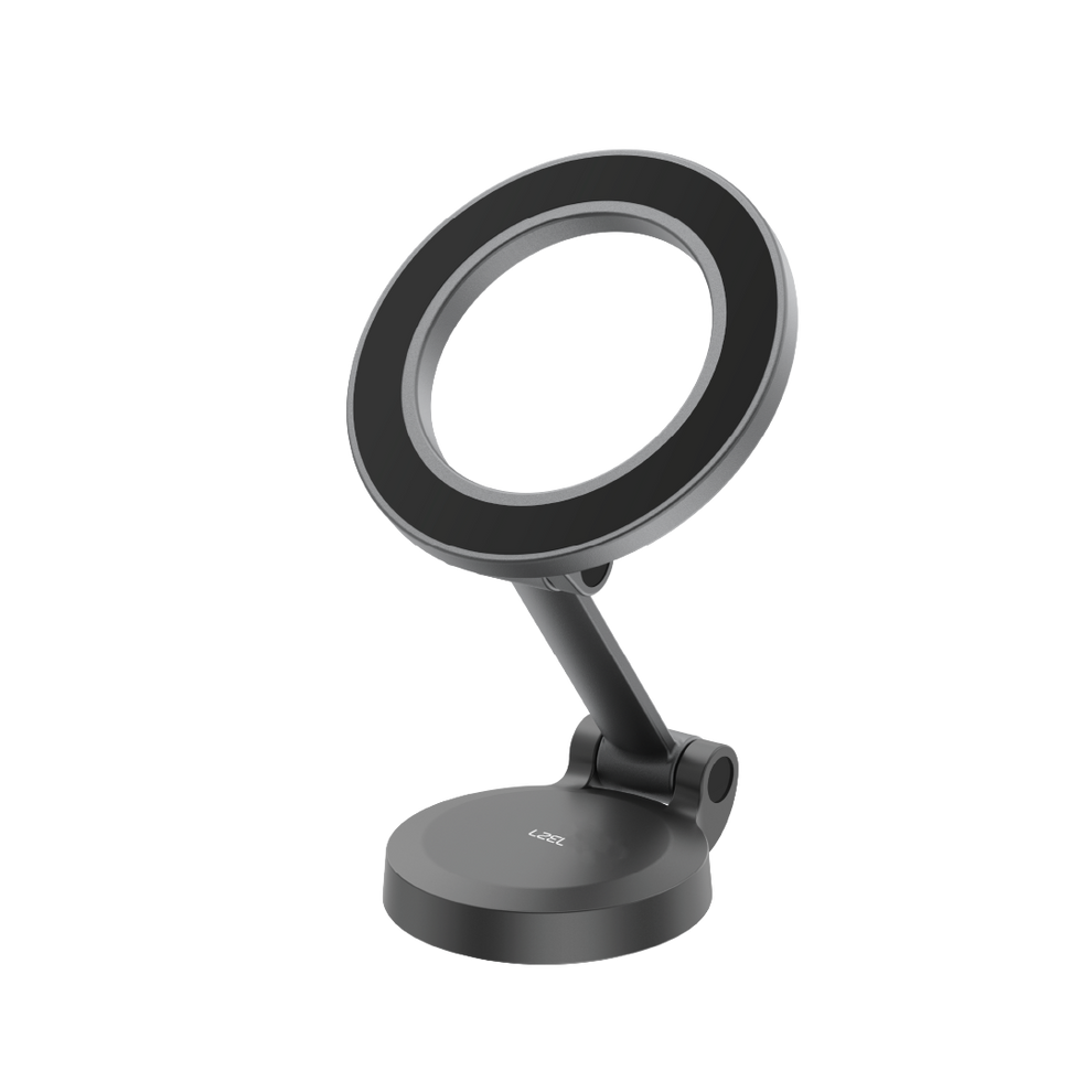 LZEL 360° Magnetic Suction Phone Holder Three-Axis Adjustable Angle, Robust Magnetic Grip - Black