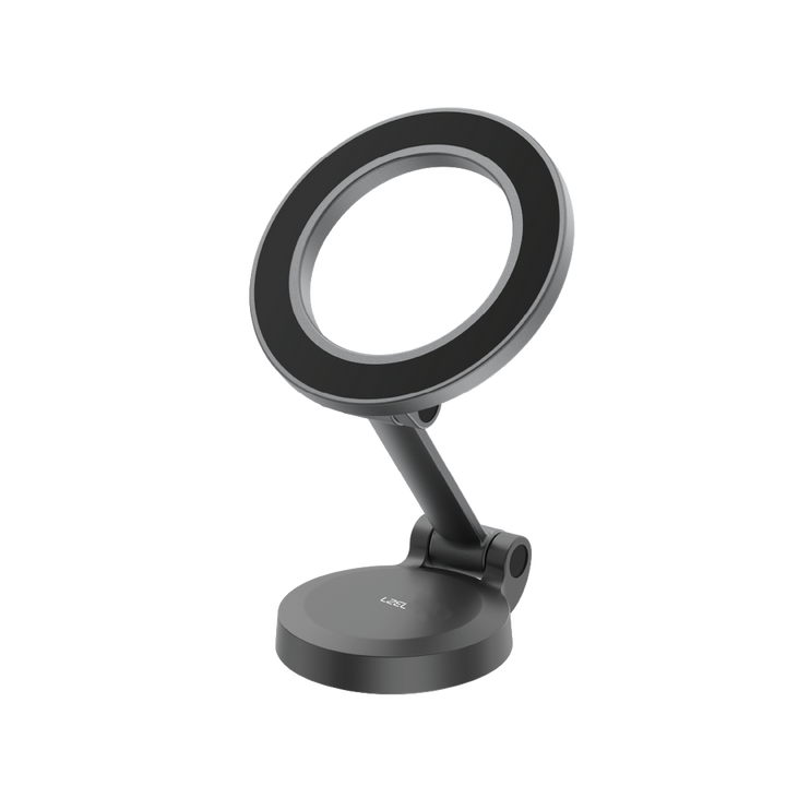 LZEL 360° Magnetic Suction Phone Holder Three-Axis Adjustable Angle, Robust Magnetic Grip - Black