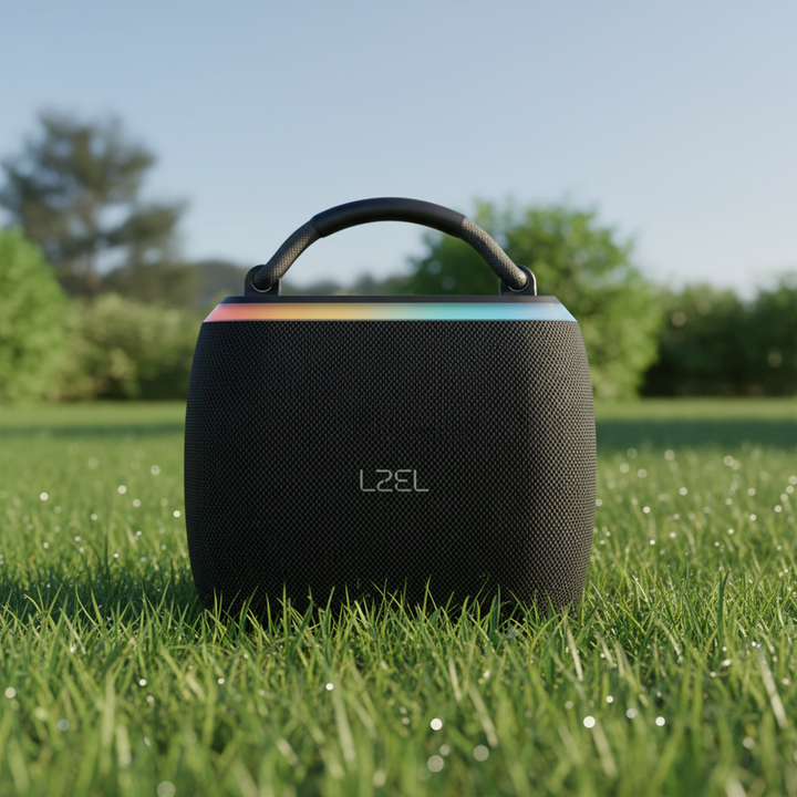 LZEL AquilaSonus Pulse Ultimate – Waterproof Portable Bluetooth Speaker - Black