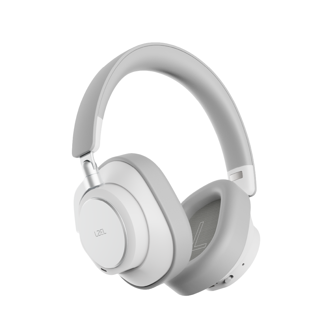 LZEL Sonicflow Series High-Fidelity Wireless Stereo Headphones - White