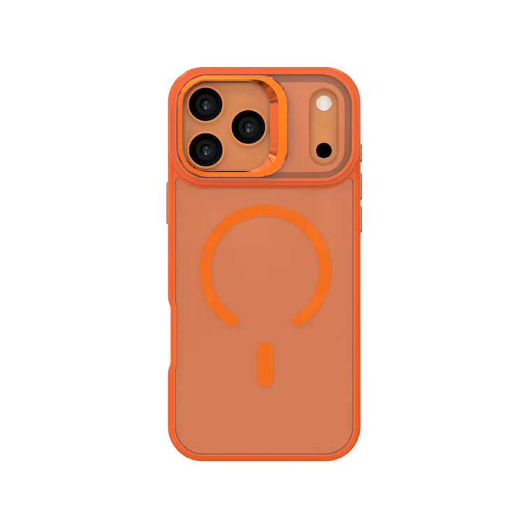 LZEL Magcamstand Soft Oil-coating Case With Adjutable Camera Stand Case For IPhone  17 Pro Max