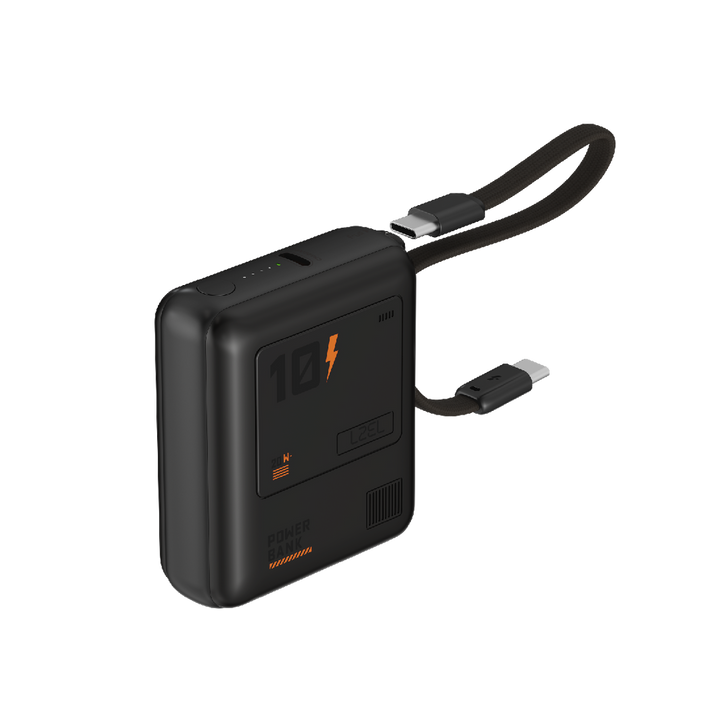 LZEL Zenoflex Surge10 10000Mah 20W Max Pd Power Bank Supports Type-C - Black