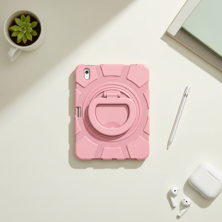 Asli Global Smartix Armor Shockproof Case for iPad 10th & 11th Generation (10.9" & 11") - Rose Gold