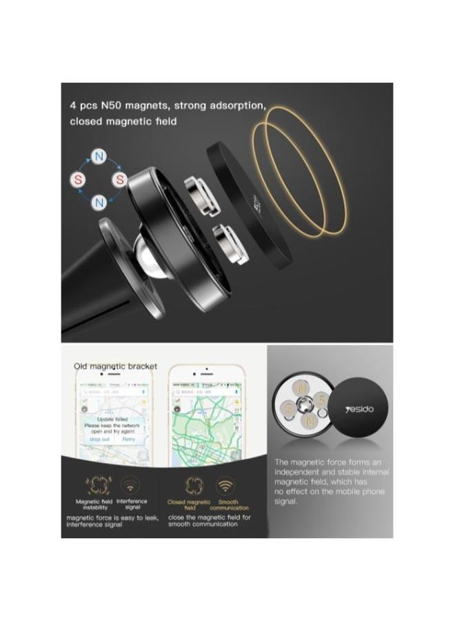 Yesido-Magnetic Car AC Phone Holder – C57