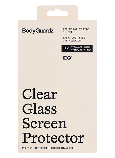 BodyGuardz Pure 3 Screen Protector - iPhone 18 Pro