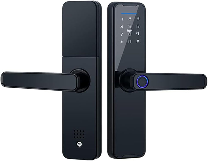 Smart LockSmart Door Lock with Handle Fingerprint Electronic Deadbolt