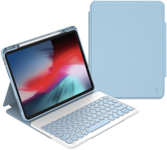 WIWU Protective Keyboard Case For iPad 10.2"/10.5'' - Blue