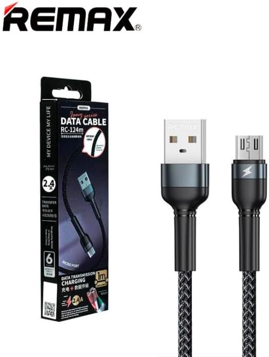 Remax Aluminum Alloy Braided USB-A To Micro Cable - Silver