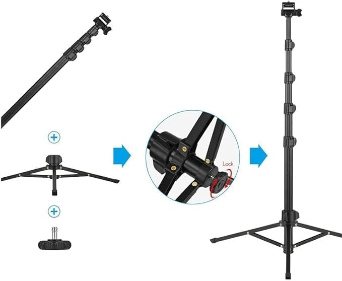 NeePho NP-588 2-in-1 Selfie Stick & Tripod – 165cm