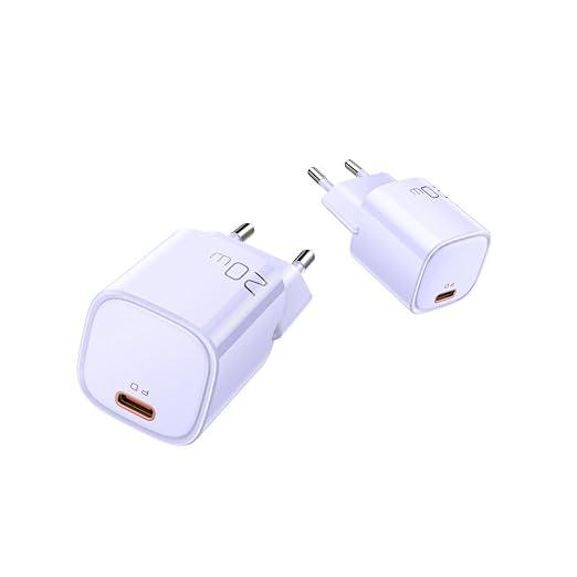 MCDODO-20W PD HOME CHARGER WITH USB C TO TYPE C CABLE PINK