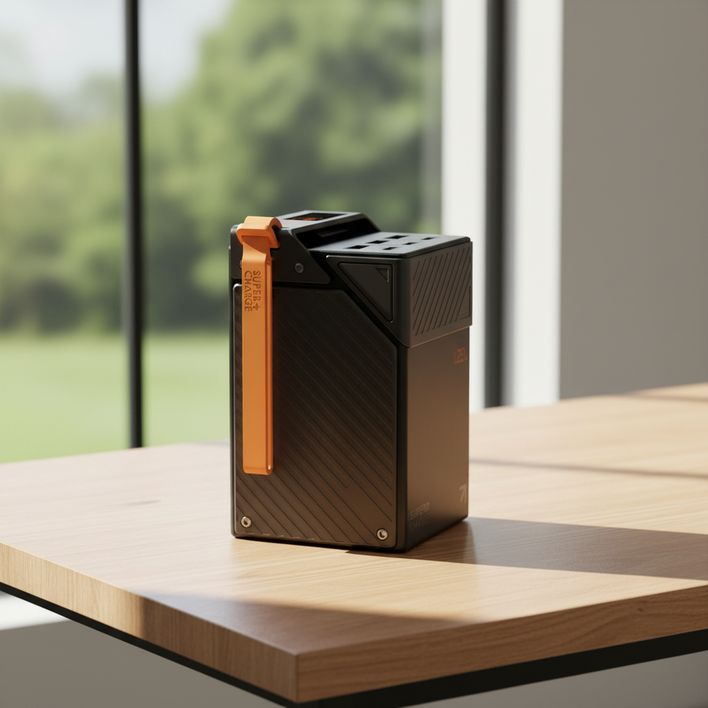 LZEL ZenoFlex UltraCore 50 50000mAh PD Fast Charging Power Bank – 100W Output / 100W Input | Black