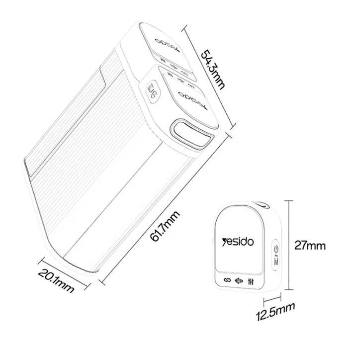 Yesido KR19 Mini Lavalier Mic