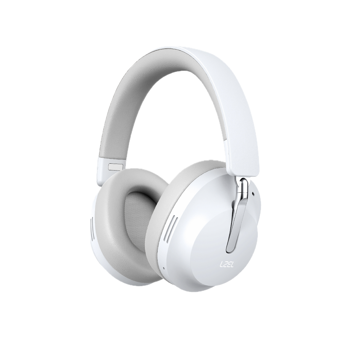 LZEL Sonicflow Series High-Fidelity Wireless Stereo Headphones - White