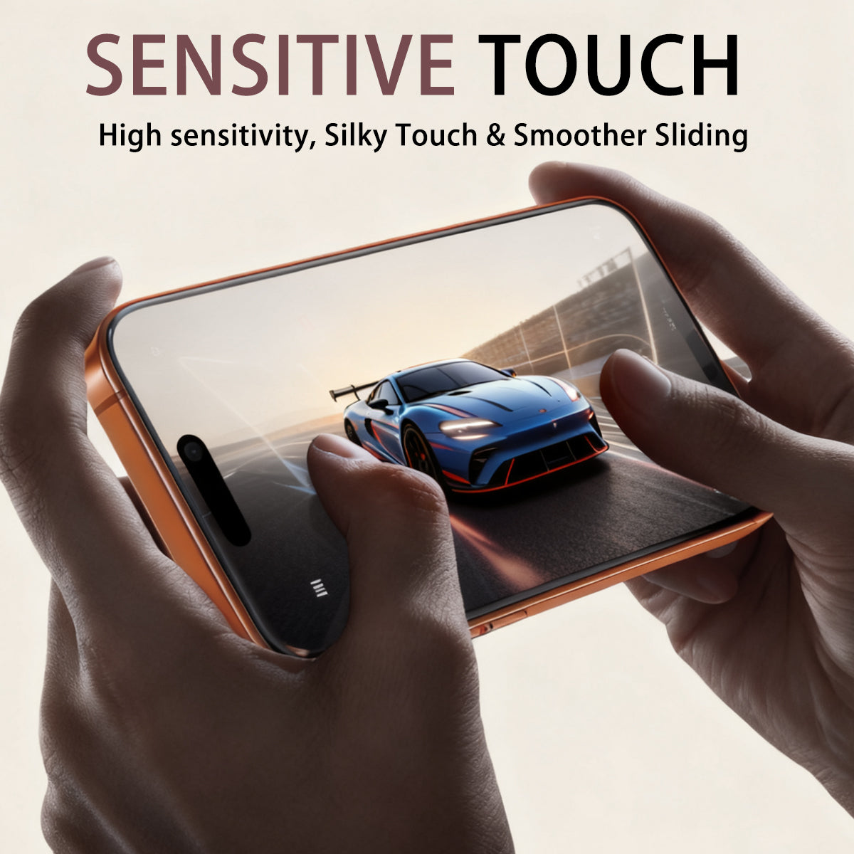 Asli Global E-Touch Shield Premium Glass With Applicator for iPhone 17 Pro Max - Clear