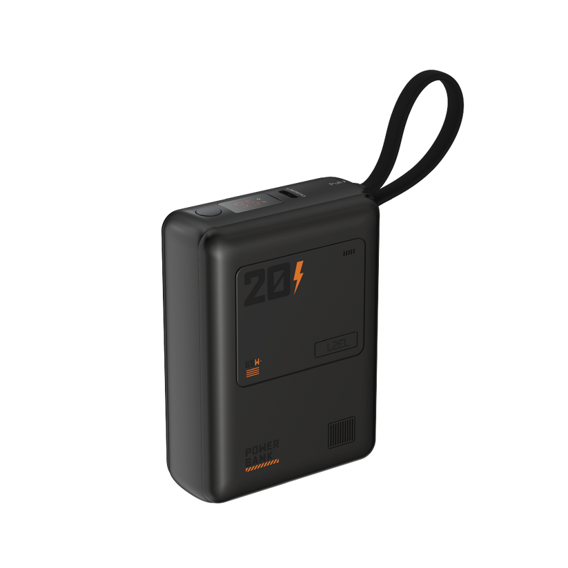 LZEL Zenoflex Surge20 Portable 20000Mah 65W Max Pd Power Bank Dual Usb-C - Black