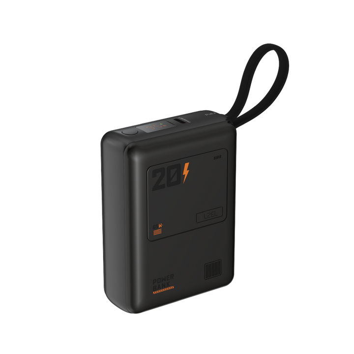 LZEL Zenoflex Surge20 Portable 20000Mah 65W Max Pd Power Bank Dual Usb-C - Black