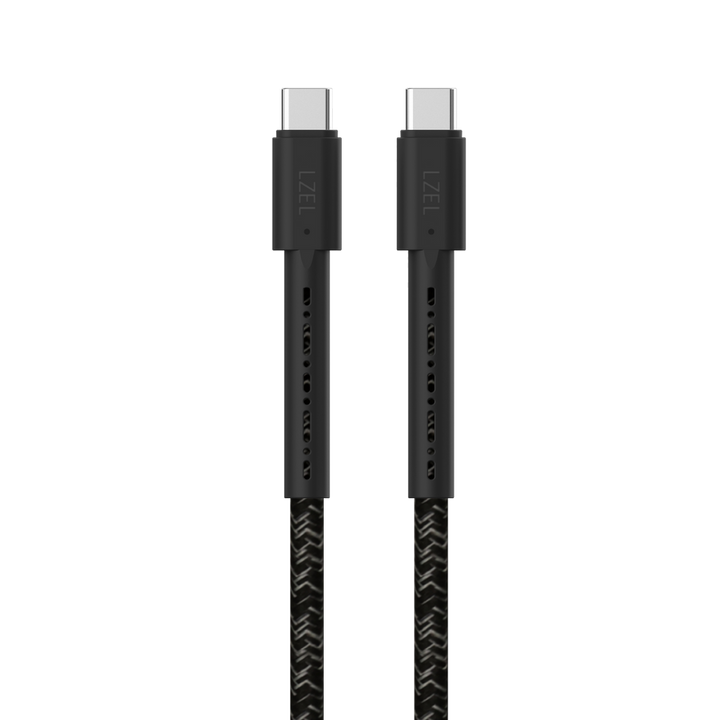 LZEL Celeris Charge CXC Braided USB-C to USB-C Cable, 480Mbps, 240W, 1m -Black