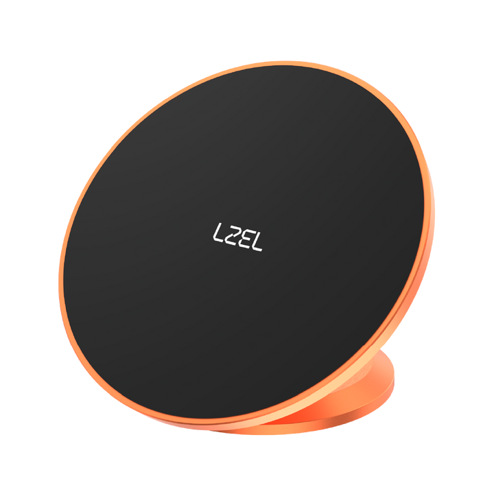 LZEL 360° Magnetic Suction Phone Holder Ultra-Strong Magnetic Grip - Compact &amp; Stable Design - Orange