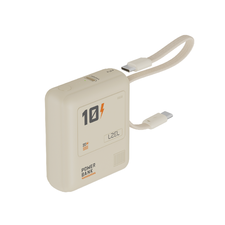 LZEL Zenoflex Surge10 10000Mah 20W Max Pd Power Bank Supports Type-C