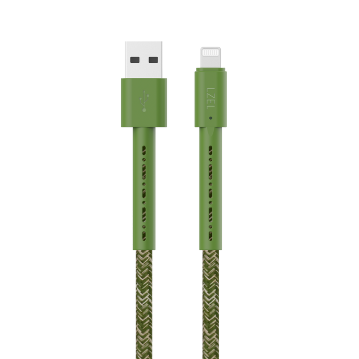 LZEL Celeris Charge AXL Braided USB-A to Lightning Cable, 480Mbps, 15W Max, 2m