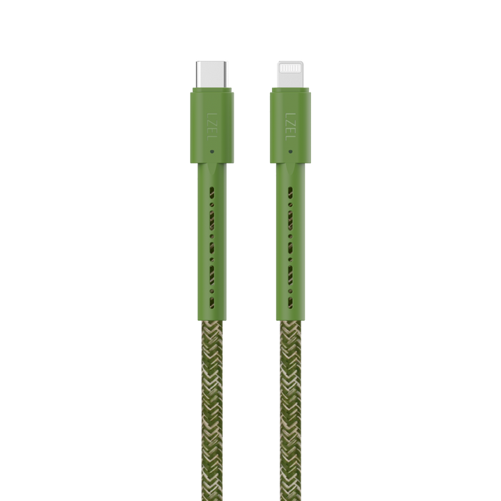LZEL Celeris Charge CXL Braided USB-C to Lightning Cable, 480Mbps, 60W Max, 2m