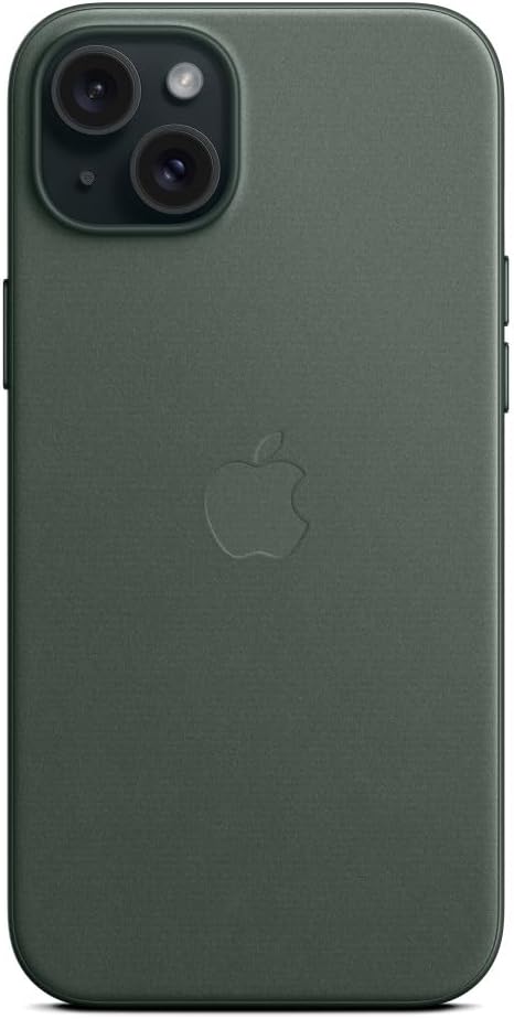 APPLE- iPhone 15 Plus FineWoven Case with MagSafe - Evergreen