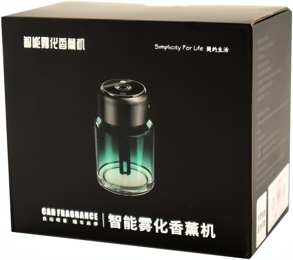 Smart Car Fragrance Diffuser 160ml with LED Light
