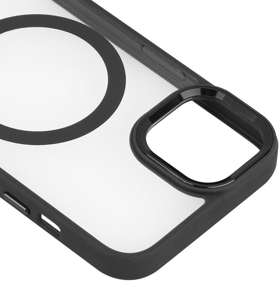 Hoco iPhone 15 Pro Max Transparent Dual Color Anti Drop Case Clear | Black