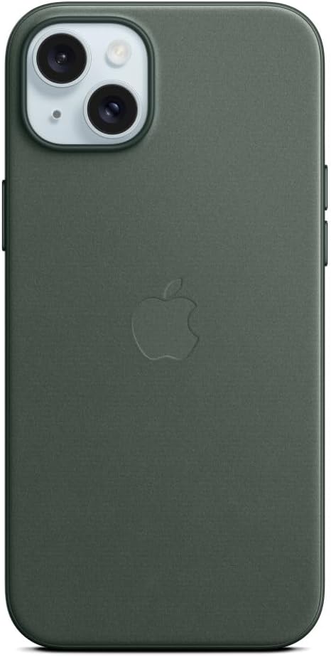 APPLE- iPhone 15 Plus FineWoven Case with MagSafe - Evergreen