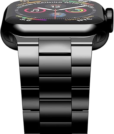 Stainless Steel 49mm Watch Ultra Band With Frame - Black | 23017-BK