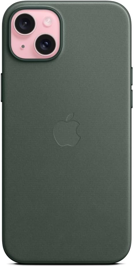 APPLE- iPhone 15 Plus FineWoven Case with MagSafe - Evergreen