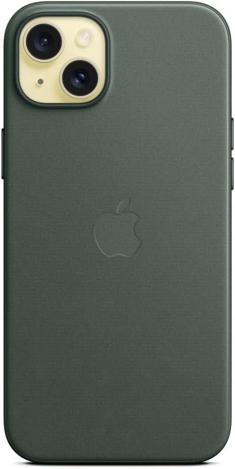 APPLE- iPhone 15 Plus FineWoven Case with MagSafe - Evergreen