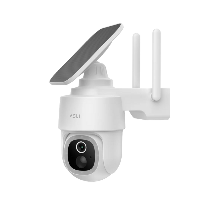 Asli Global EcoView Series - 4MP Solar-Powered Smart WIFI Security Camera