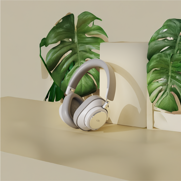 LZEL Sonicflow Series High-Fidelity Wireless Stereo Headphones - White