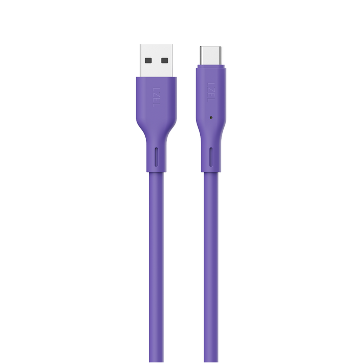 LZEL Celeris Silox CXL Soft Silicone USB-A to USB-C Cable, 480Mbps, 15W Max, 1m