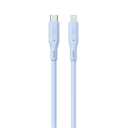 LZEL Celeris Silox CXL Soft Silicone USB-C to Lightning Cable, 480Mbps, 60W Max, 1m