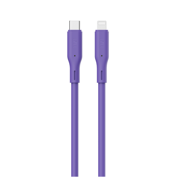 LZEL Celeris Silox CXL Soft Silicone USB-C to Lightning Cable, 480Mbps, 60W Max, 1m