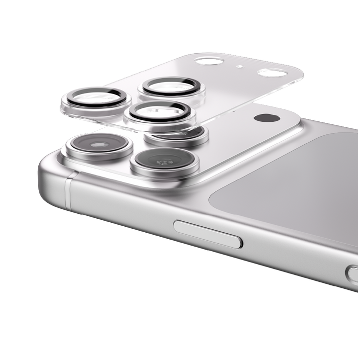 Asli  Global Armorlens Series Metal Tempered Glass Camera Lens Protector For IPhone 17 Pro Max | Clear