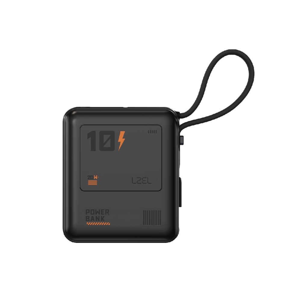 LZEL Zenoflex Surge10 10000Mah 20W Max Pd Power Bank Supports Type-C - Black