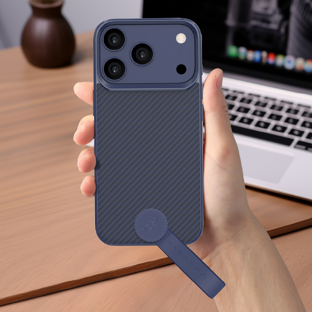 LZEL Back Cover With Magsafe For IPhone  17 Pro - Blue
