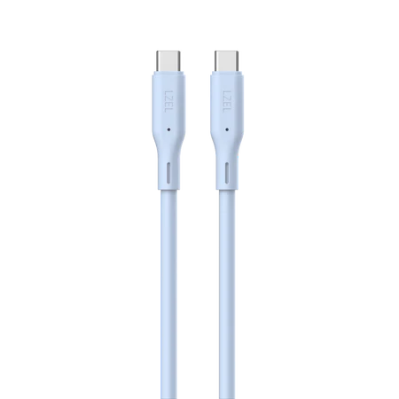 LZEL Celeris Silox CXL Soft Silicone USB-C to USB-C Cable, 480Mbps, 240W Max, 1m