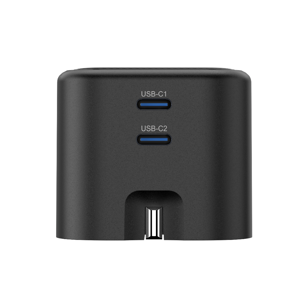 Asli  Global Powercore Dual 45 Gan Dual-Port Usb-C Fast Charger - Black