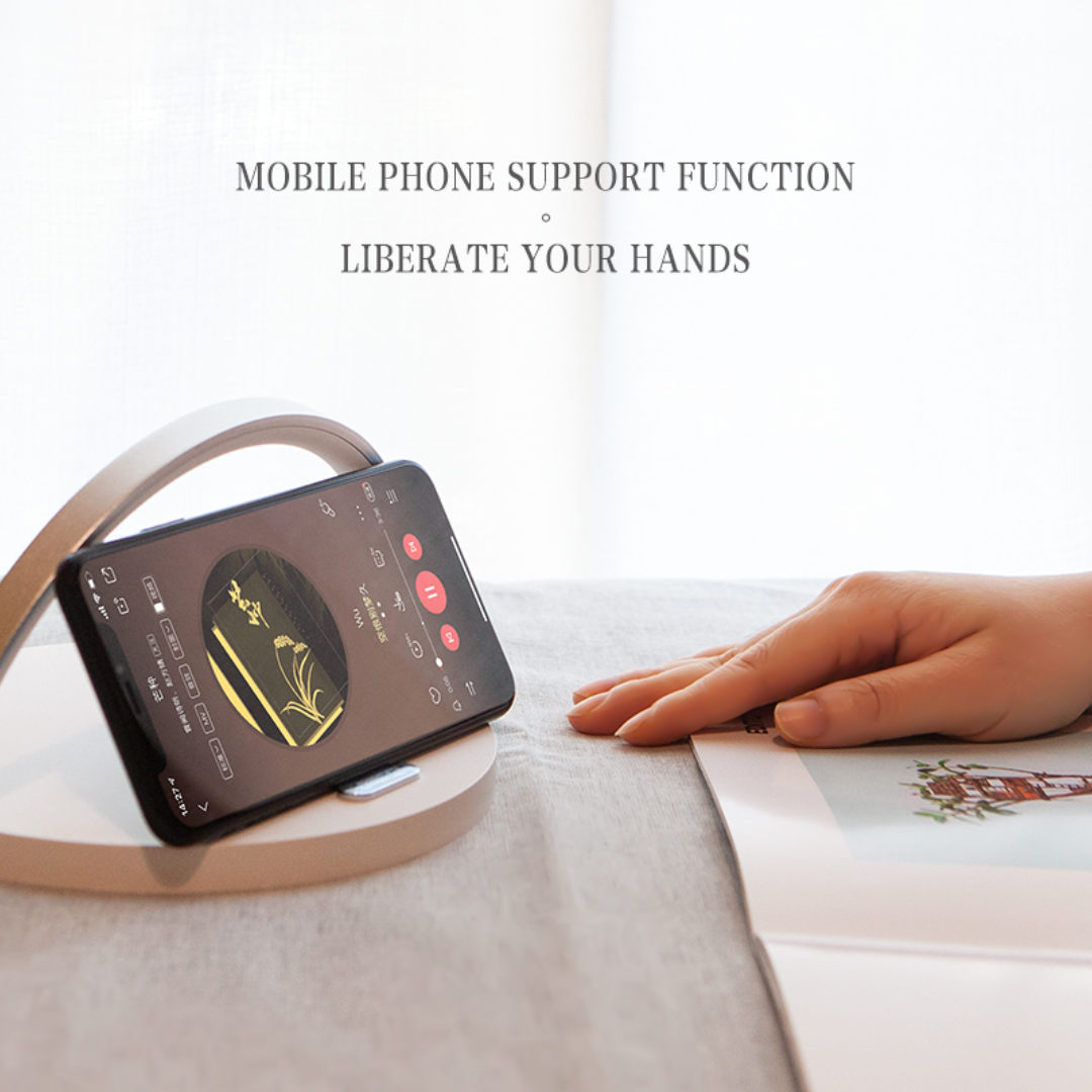 Recci 4-in-1 Wireless Charger Stand with LED Flashlight