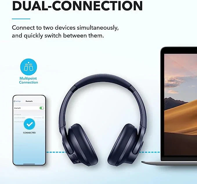 Anker Soundcore Q2i Wireless Headphones – Blue